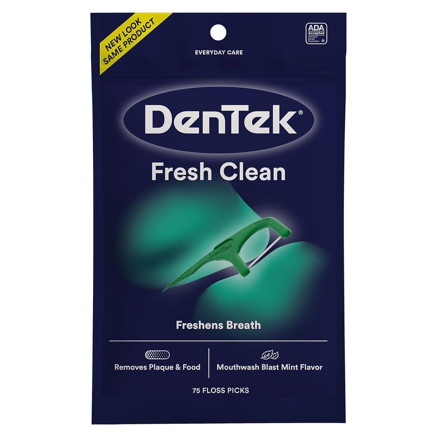 Palillos de Hilo Dental DenTek Fresh Clean 75 Unidades