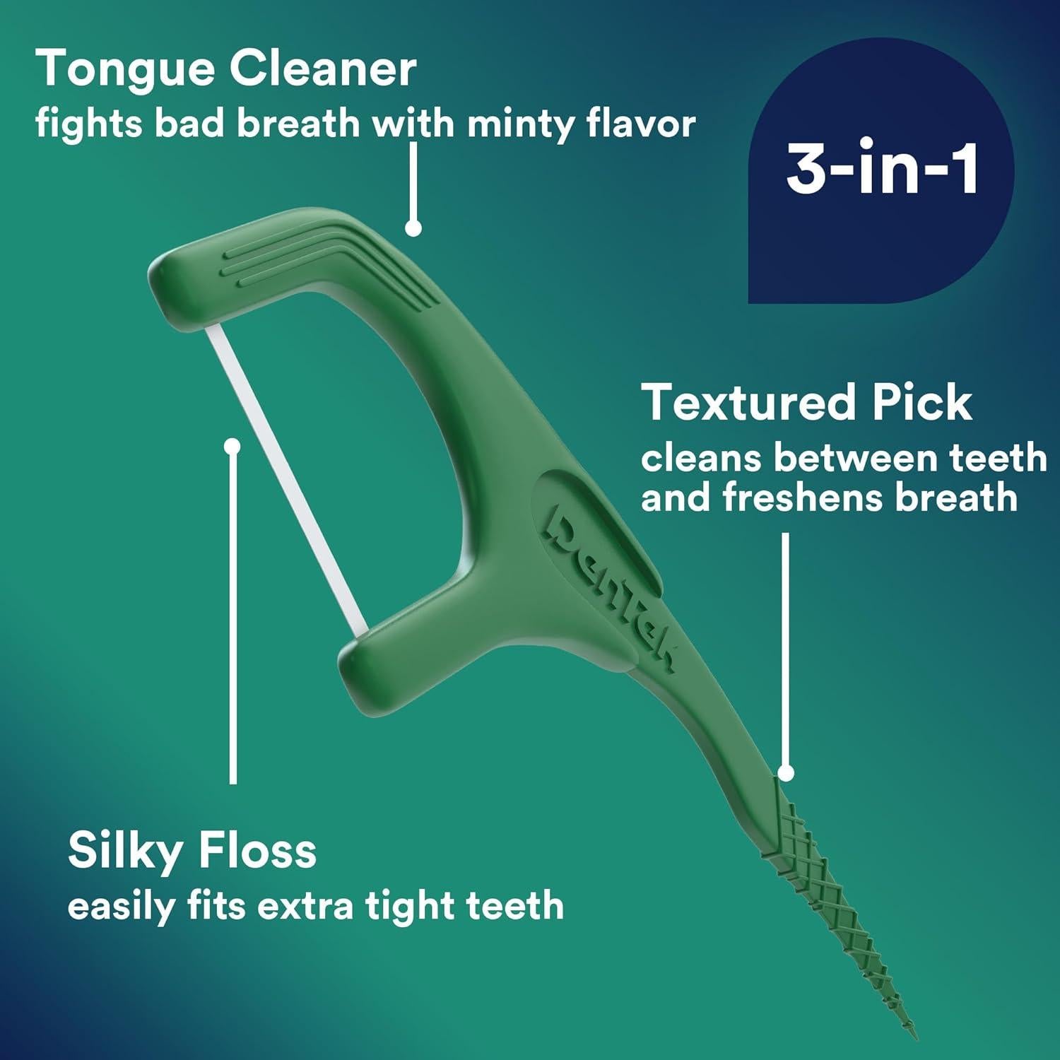 Palillos de Hilo Dental DenTek Fresh Clean 75 Unidades