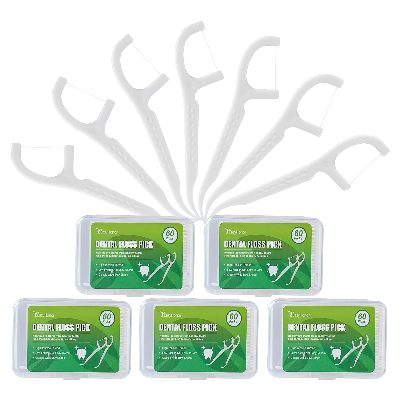 Palillos de Hilo Dental EasyHonor 300 Unidades Viaje