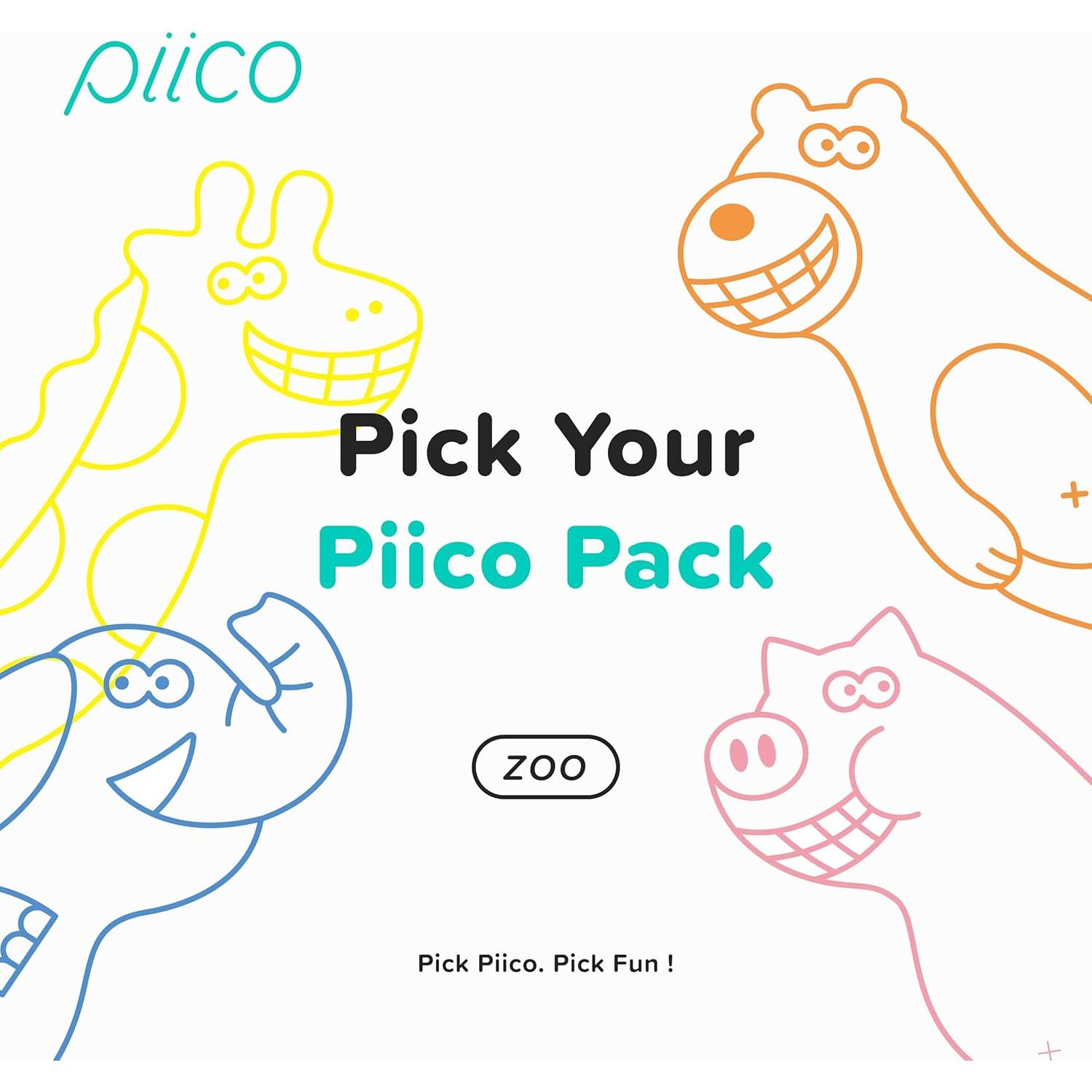 Hilo Dental Sin Sabor Piico para Niños - 80 Unidades Zoo