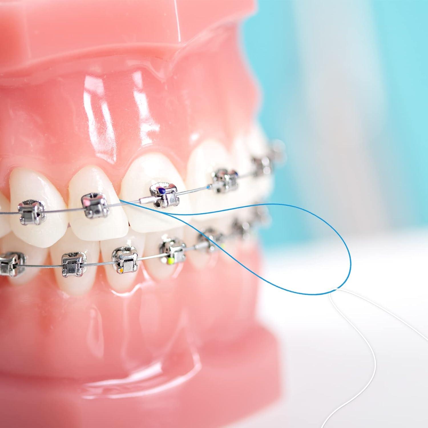 Hilo Dental de Limpieza Profunda DanTicy 200 Piezas Azul