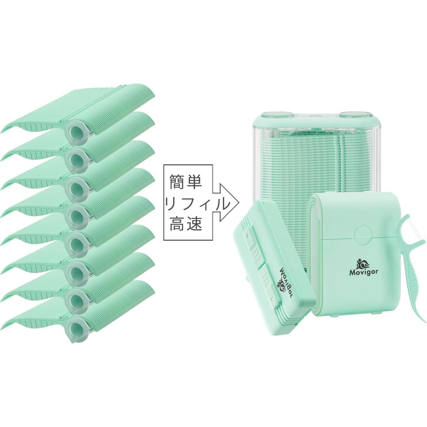 Himgy Hilo Dental Blanqueador Menta 614 Hilos Duales Kit Familiar