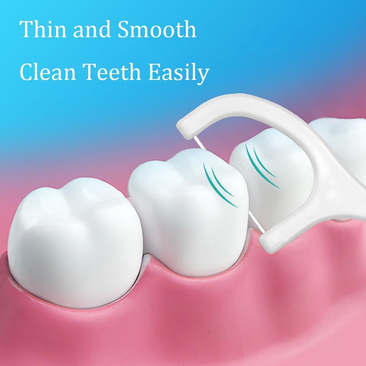 Palillos de Hilo Dental KAIMAY 500 Pcs Cuidado Oral Higiene