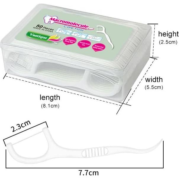 Palillos de Hilo Dental KAIMAY 500 Pcs Cuidado Oral Higiene