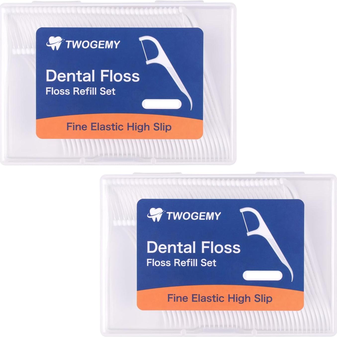 Palillos de Hilo Dental Twogemy - Set de 100 Unidades