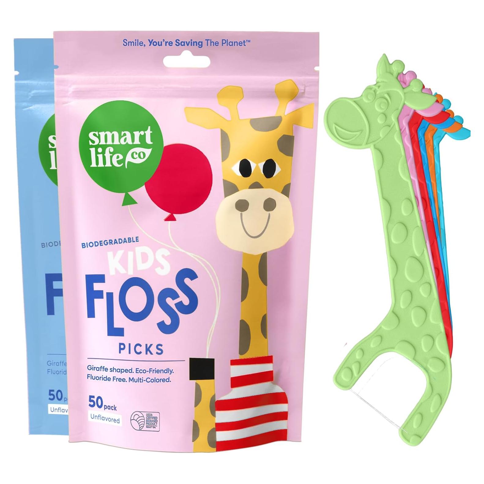 Hilo Dental Ecológico SmartLifeco para Niños 100 Unidades