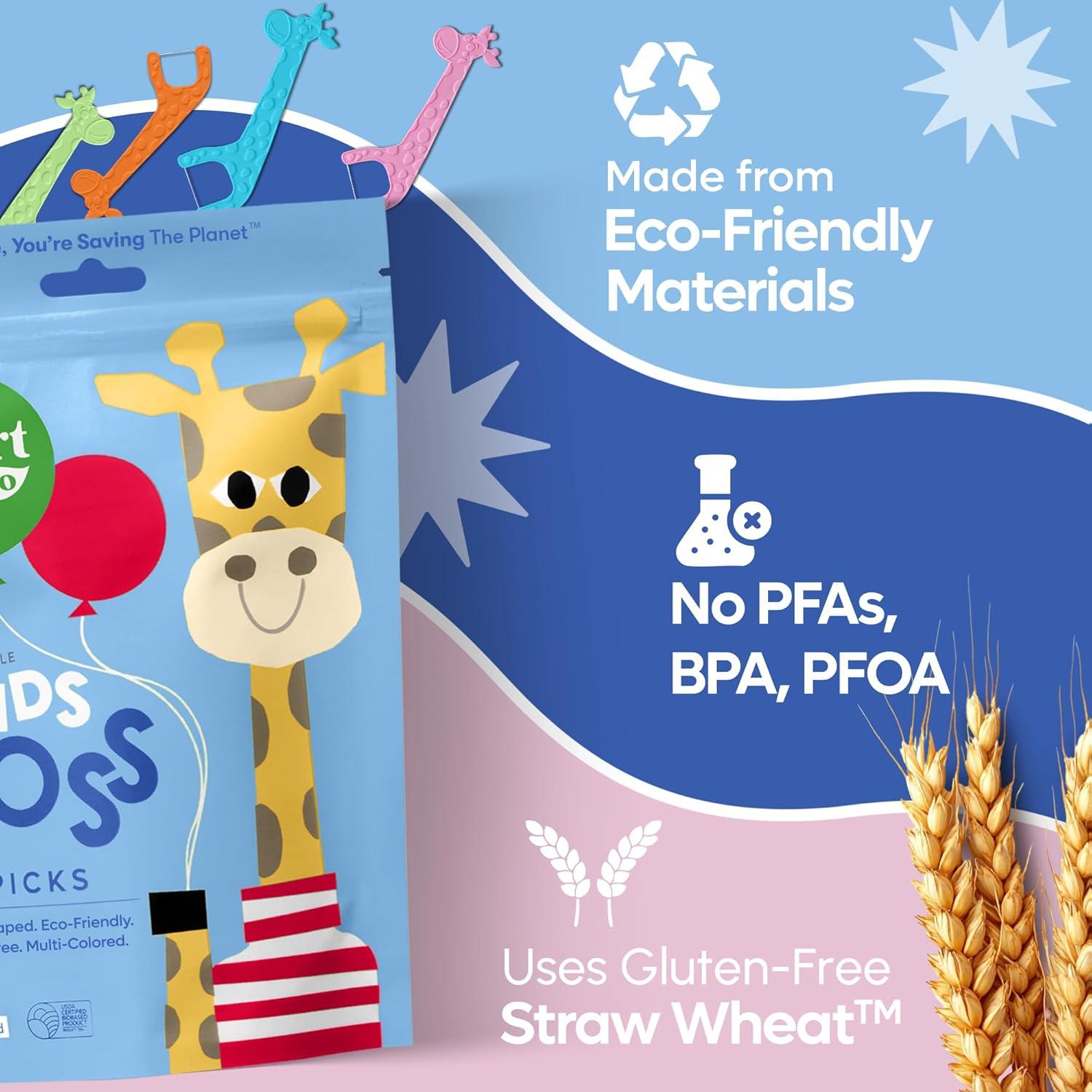 Hilo Dental Ecológico SmartLifeco para Niños 100 Unidades