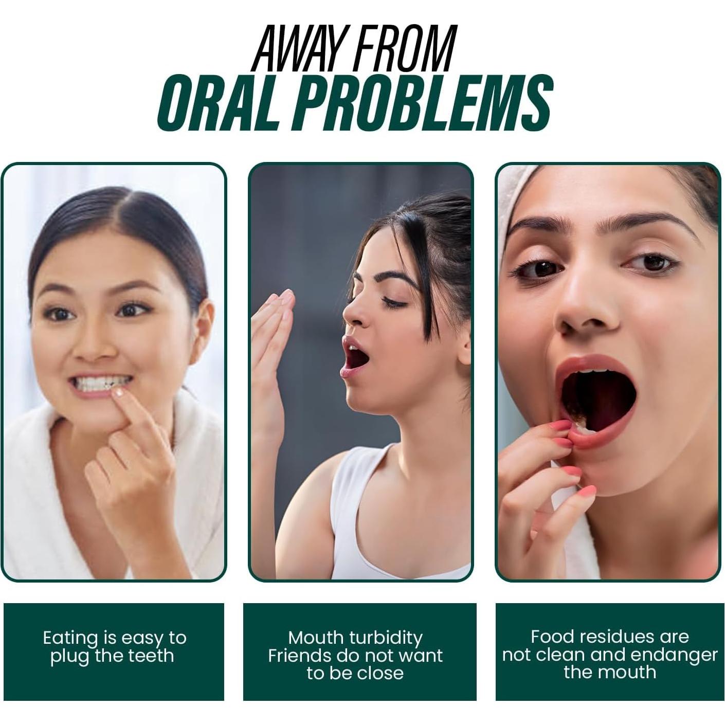 Palillos de Hilo Dental VICJIA 200 Unidades Sin Sabor