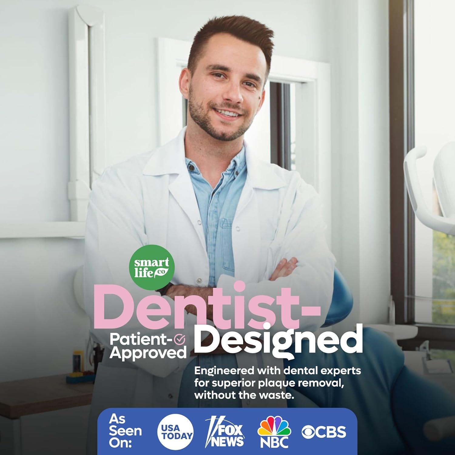 Palillos de Hilo Dental Ecológicos SmartLifeco 100 Unidades