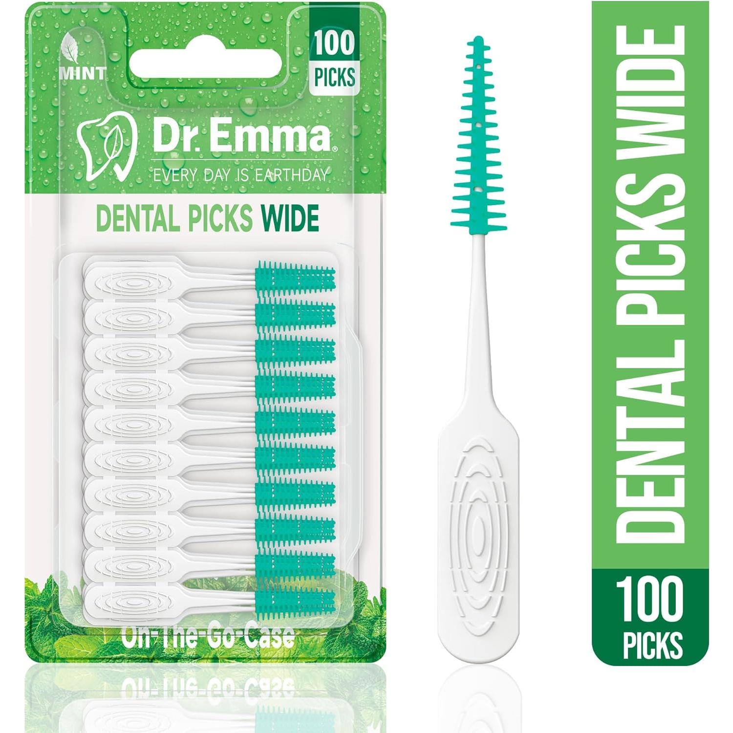 Palillos Dentales Dr. Emma Menta Suave 200 Unidades