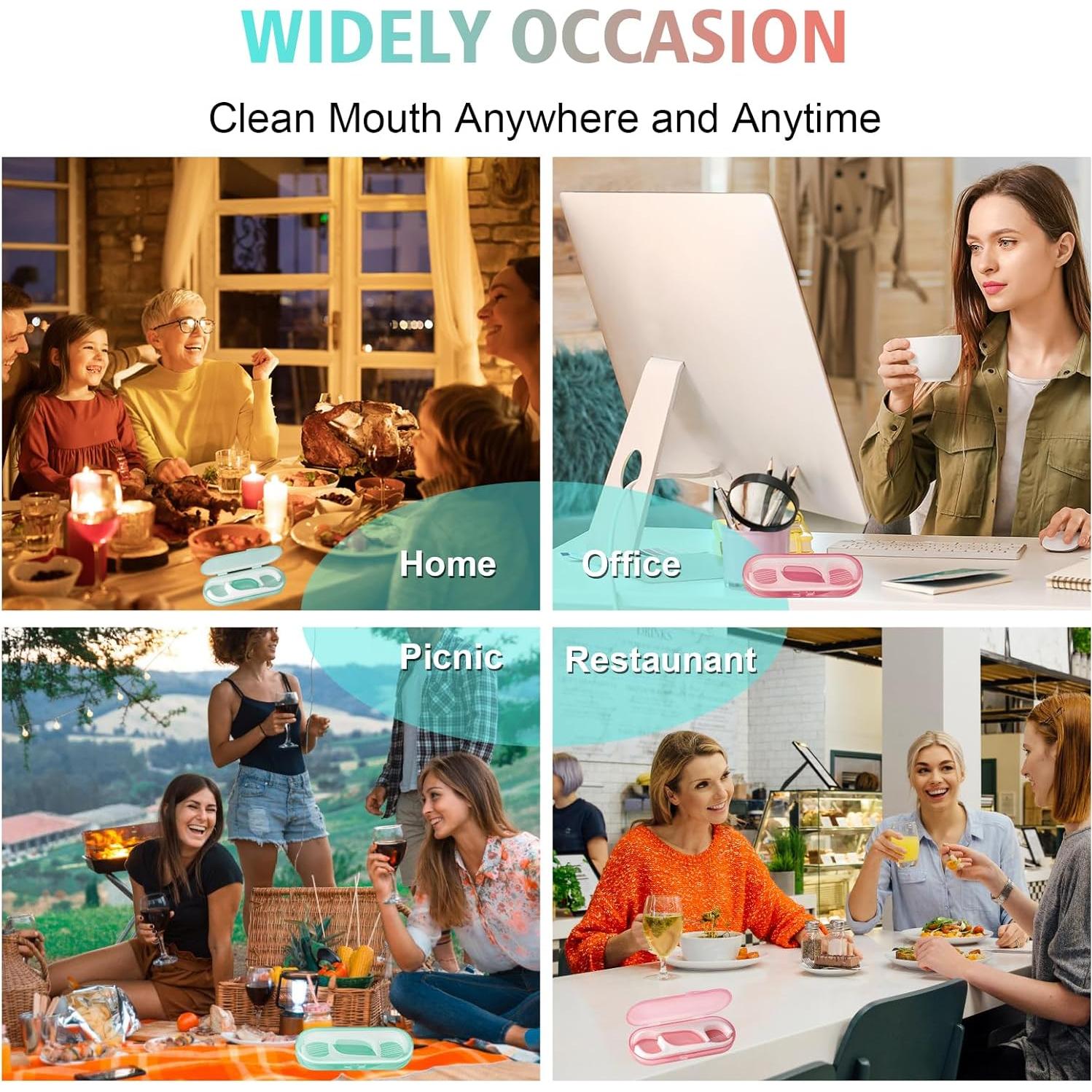 Hilo Dental Portátil JGB - 160 Piezas en 16 Estuches