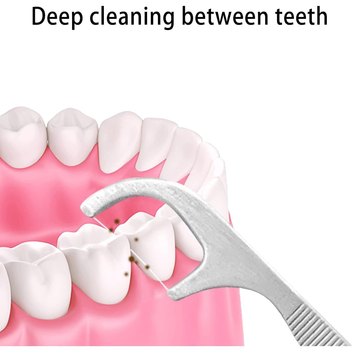 Palillos de Hilo Dental AOCEAN - 40 Piezas con Estuches