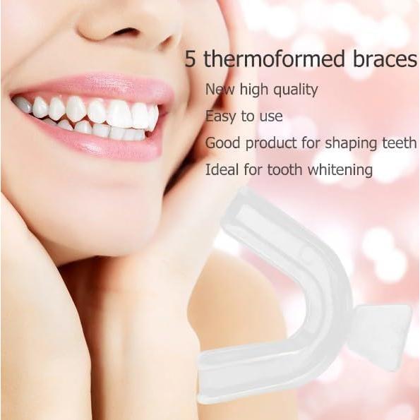 Set de 4 Protectores Bucales Transparentes Jinshining