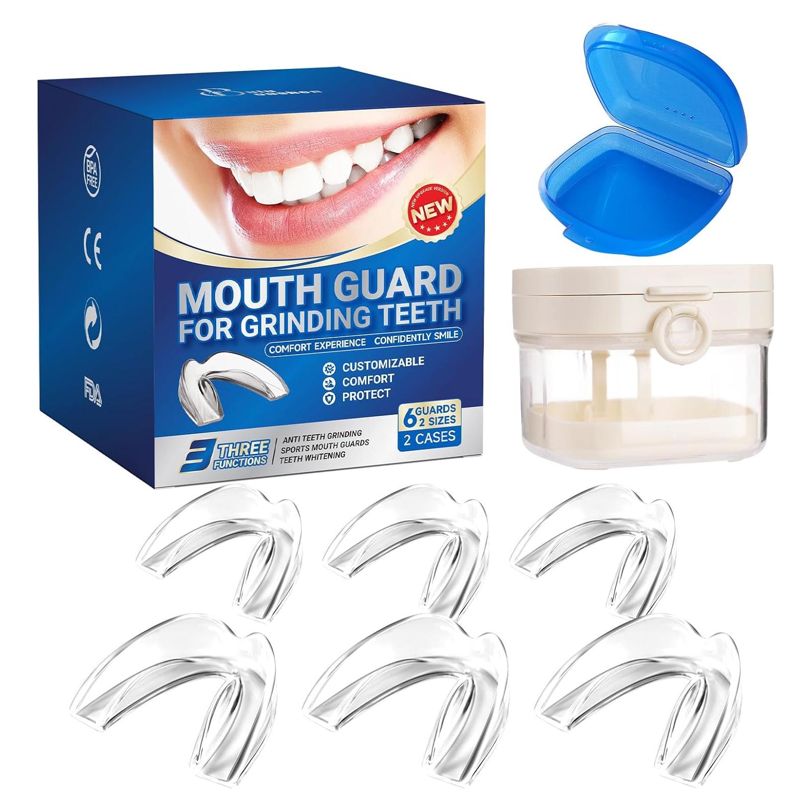 Protector Bucal Nocturno Buluoushen para Bruxismo - 2 Tamaños