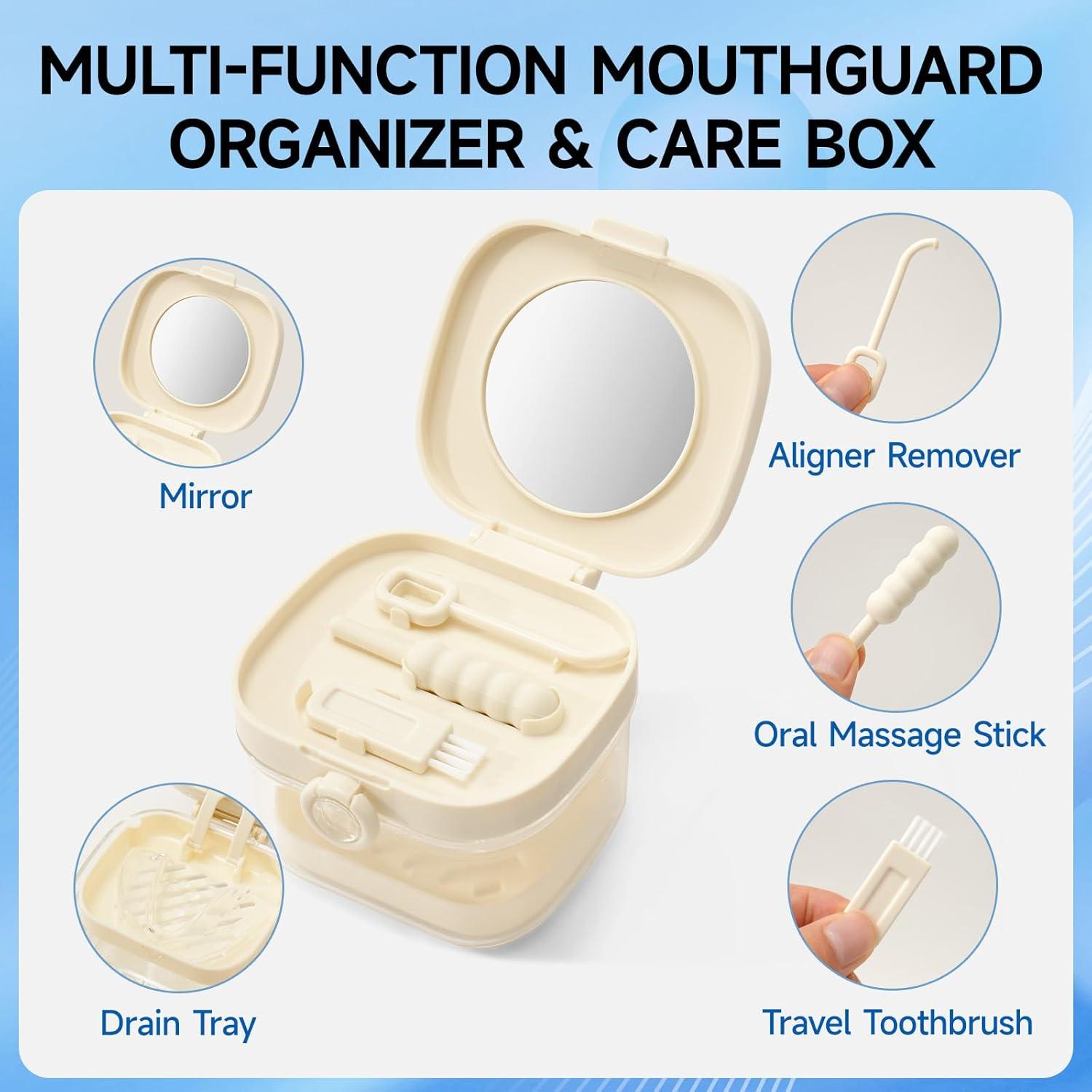 Protector Bucal Nocturno Buluoushen para Bruxismo - 2 Tamaños