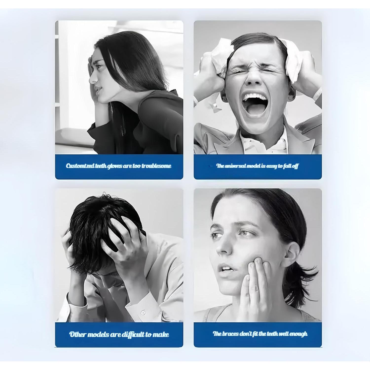 Paquete de 4 Protectores Bucales Anti-Bruxismo AIMEMD - Ajuste Personalizado