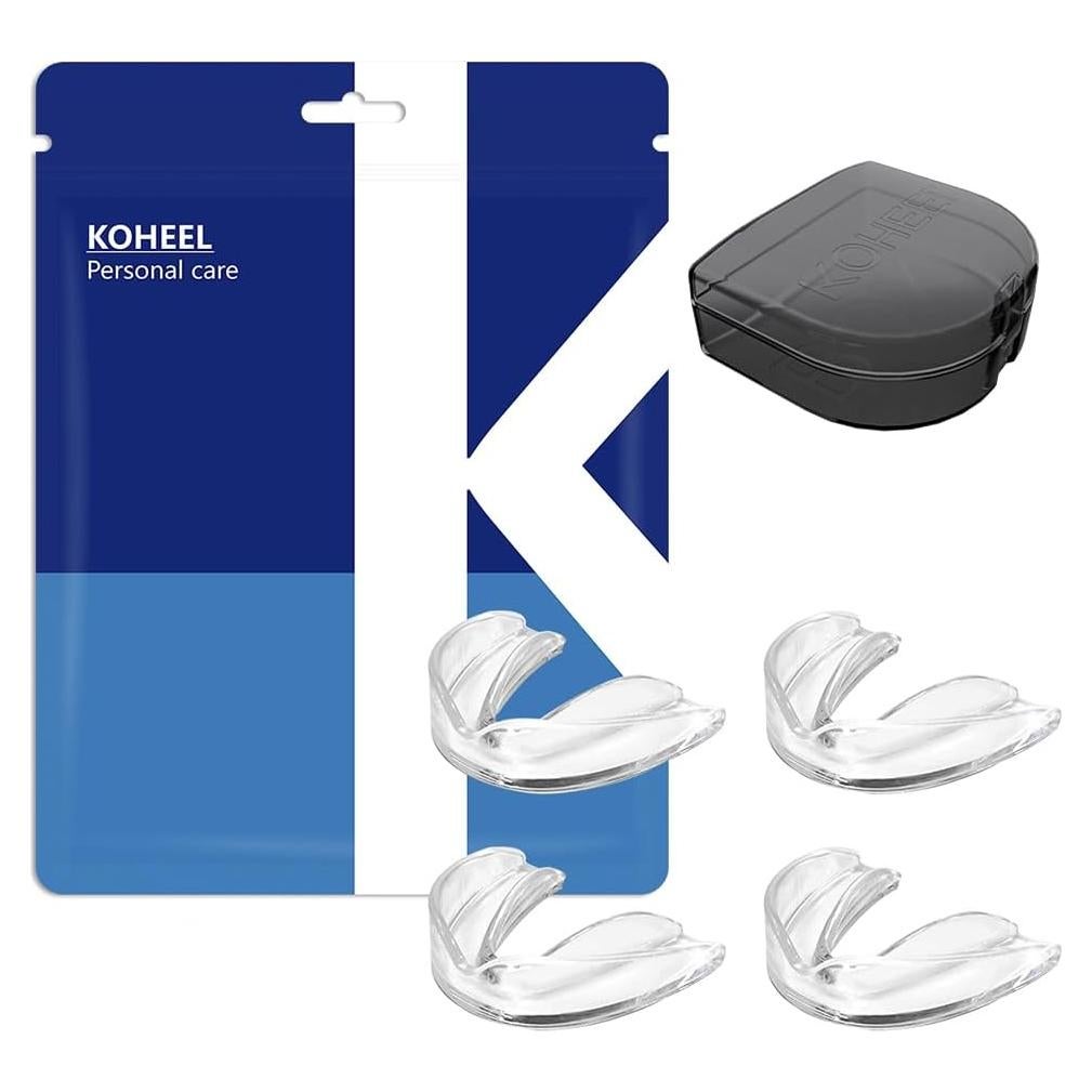 Protector Bucal Moldeable KOHEEL para Bruxismo - 4 Unidades Grande