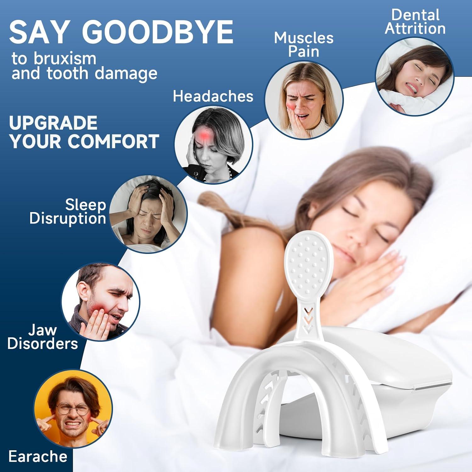 Protectores bucales Mictaning para niños - 2 unidades anti-bruxismo