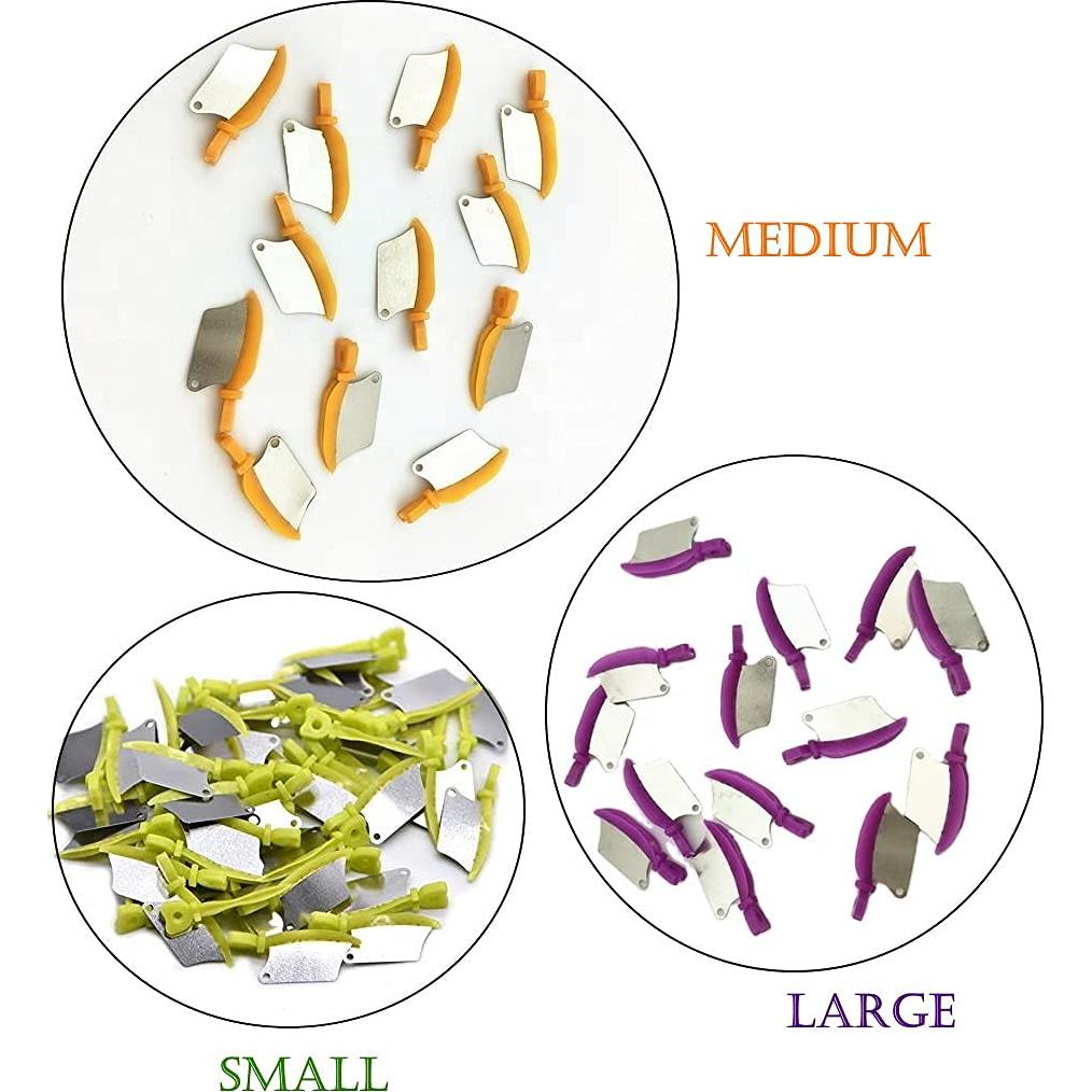 Protector Dental Impressive Smile 50pcs con Cuchillo de Plástico