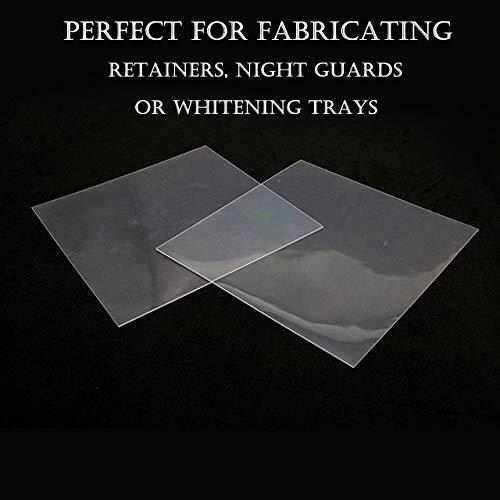 15 Hojas 1.5MM Férula Dental Dura Impressive Smile 12.7x12.7cm