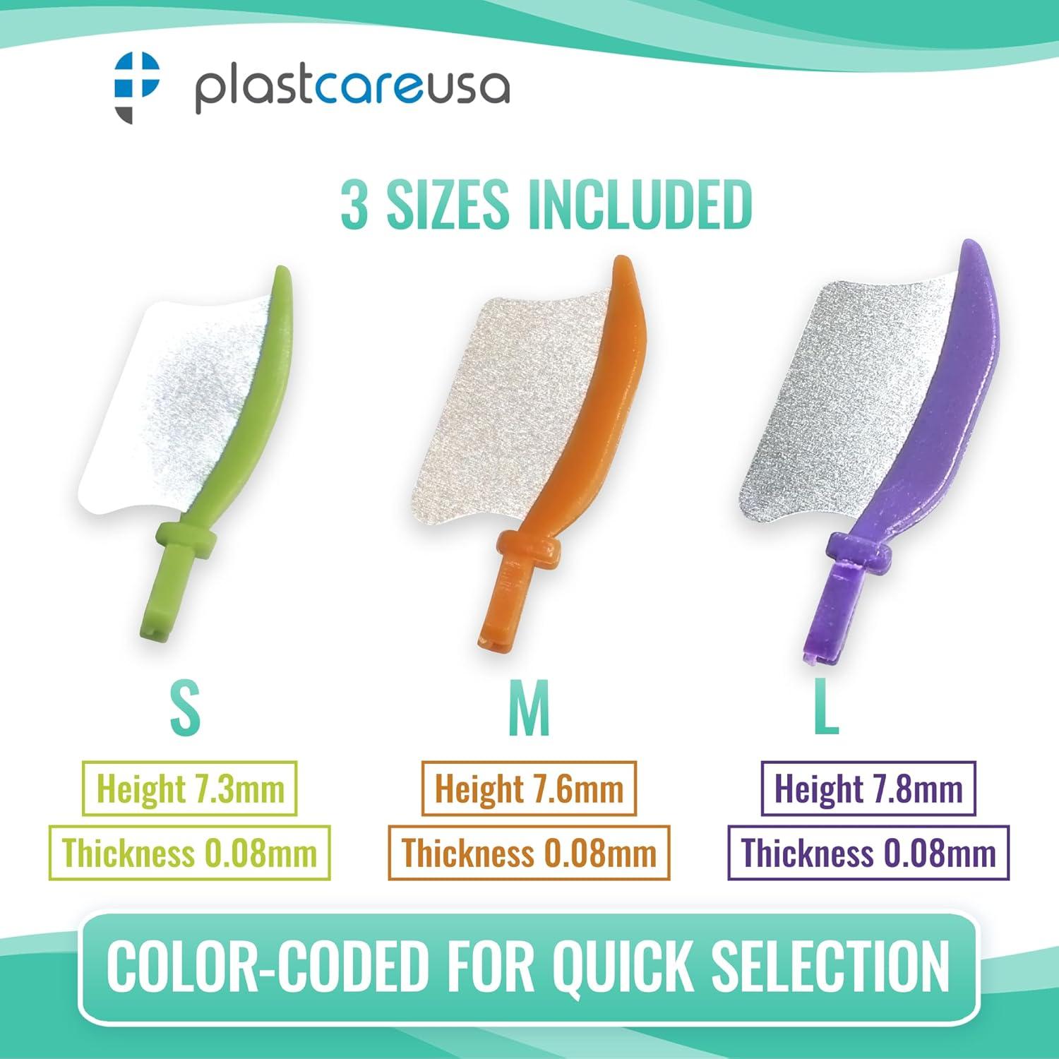 Paquete de 72 Protectores Dentales Cuña PlastCare USA - Libre de Látex y BPA