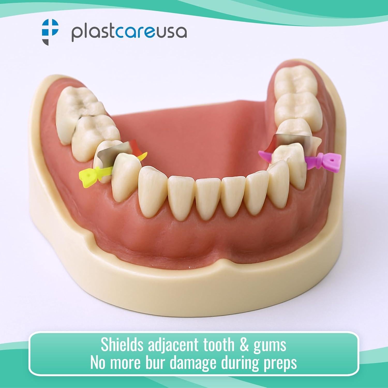 Paquete de 72 Protectores Dentales Cuña PlastCare USA - Libre de Látex y BPA