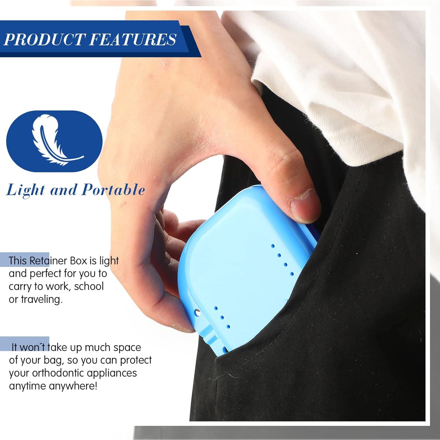 Estuche para Retenedor Dental Tanlade 80 Pcs 8.6x7.1 cm Colores