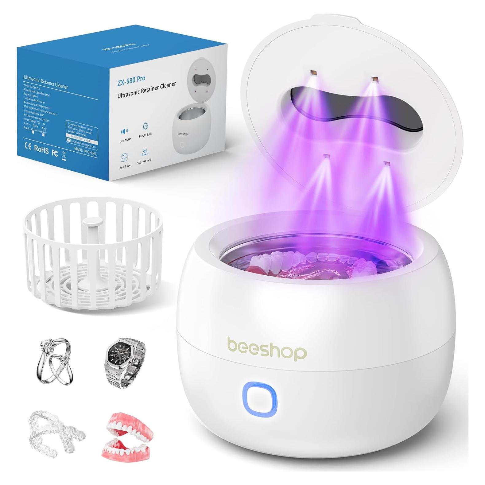 Limpiadora Ultrasónica BEESHOP ZX-580PROWH 200ml 45kHz Blanca