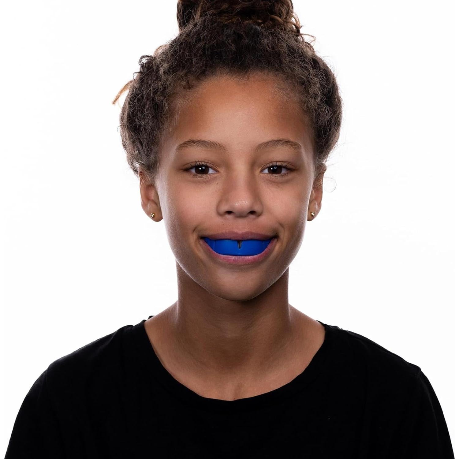 Protector Bucal OPRO Snap-Fit Juvenil Rosa + Correa y Estuche