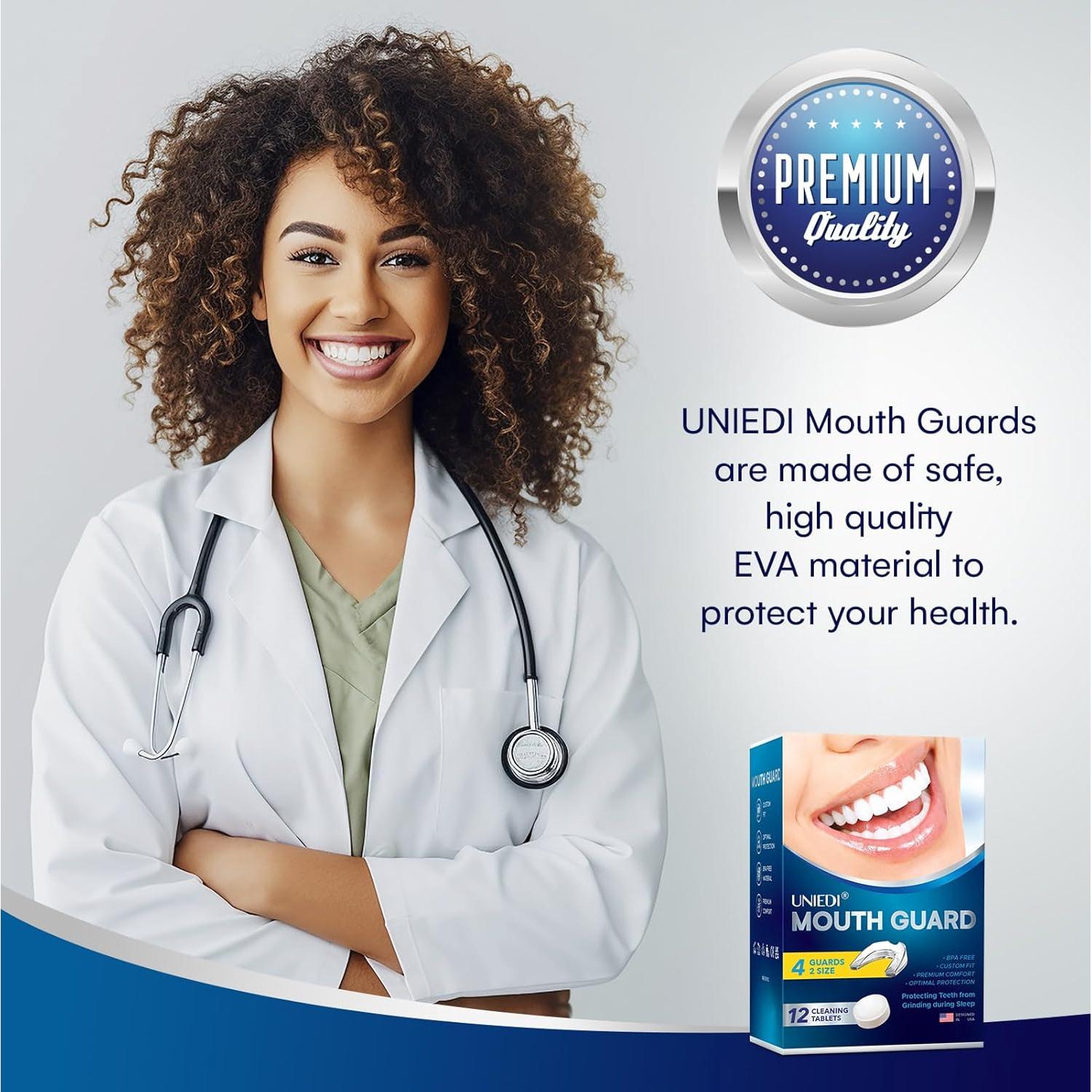 Protector Bucal Moldable UNIEDI para Bruxismo y Apretamiento