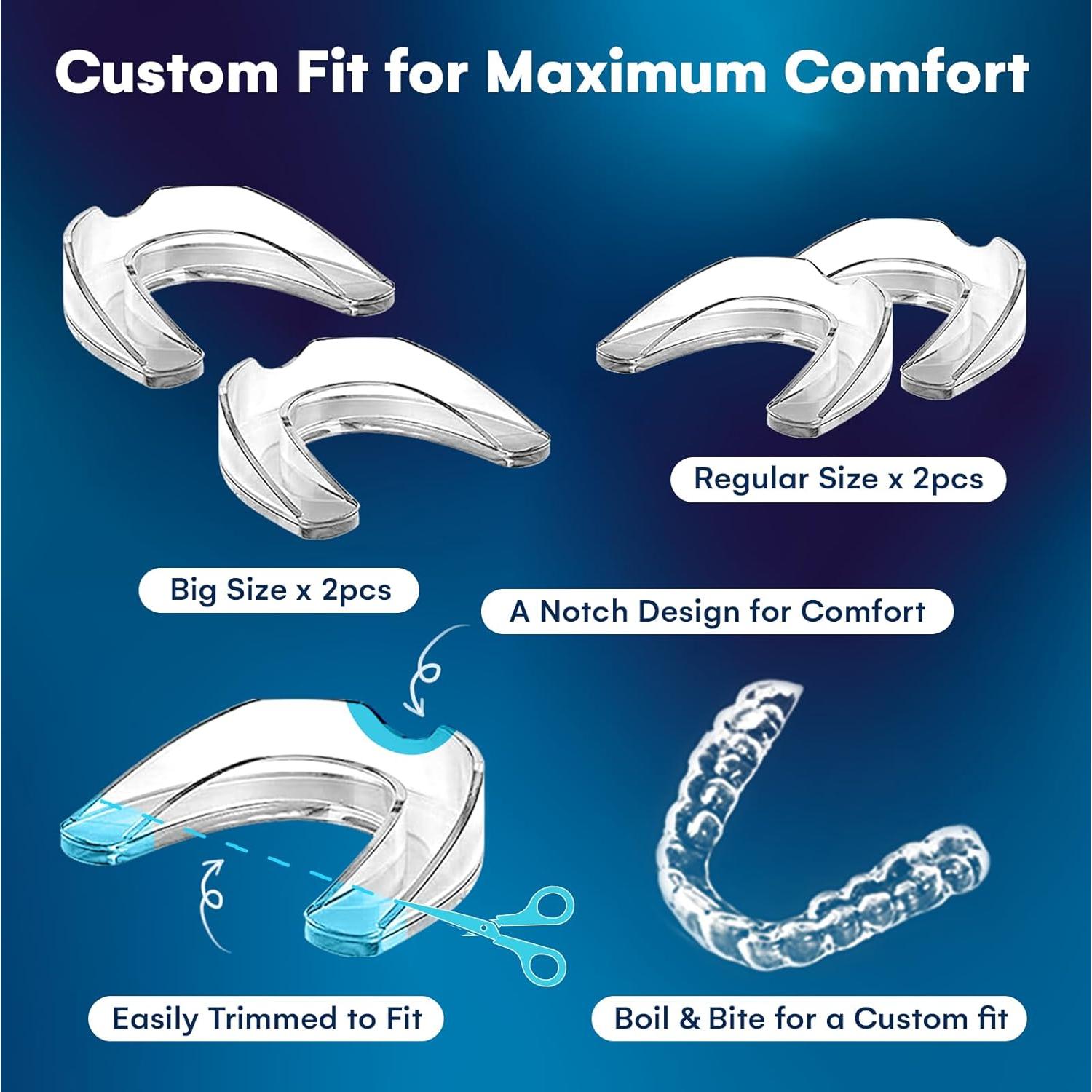 Protector Bucal Moldable UNIEDI para Bruxismo y Apretamiento