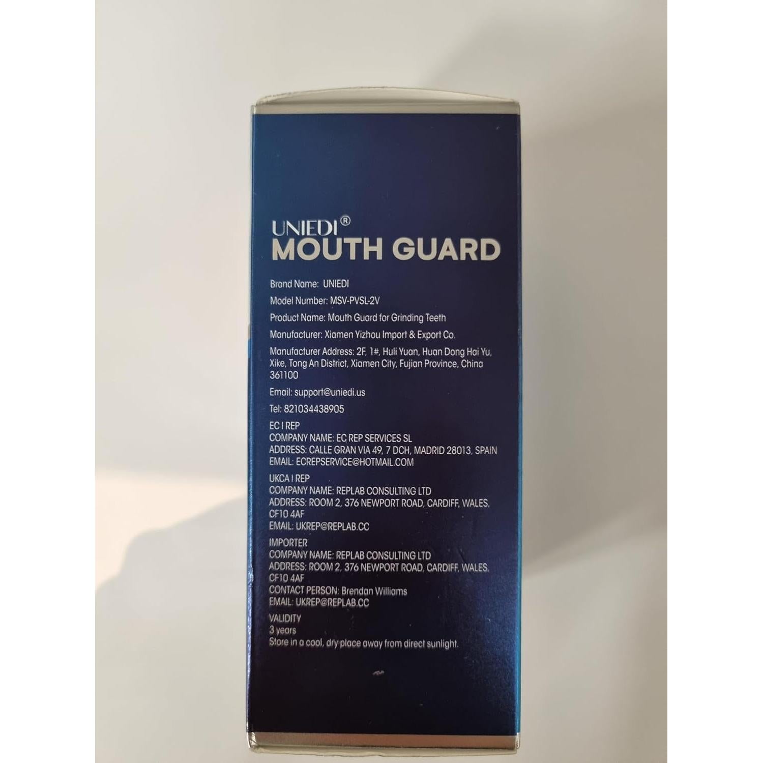 Protector Bucal Moldable UNIEDI para Bruxismo y Apretamiento