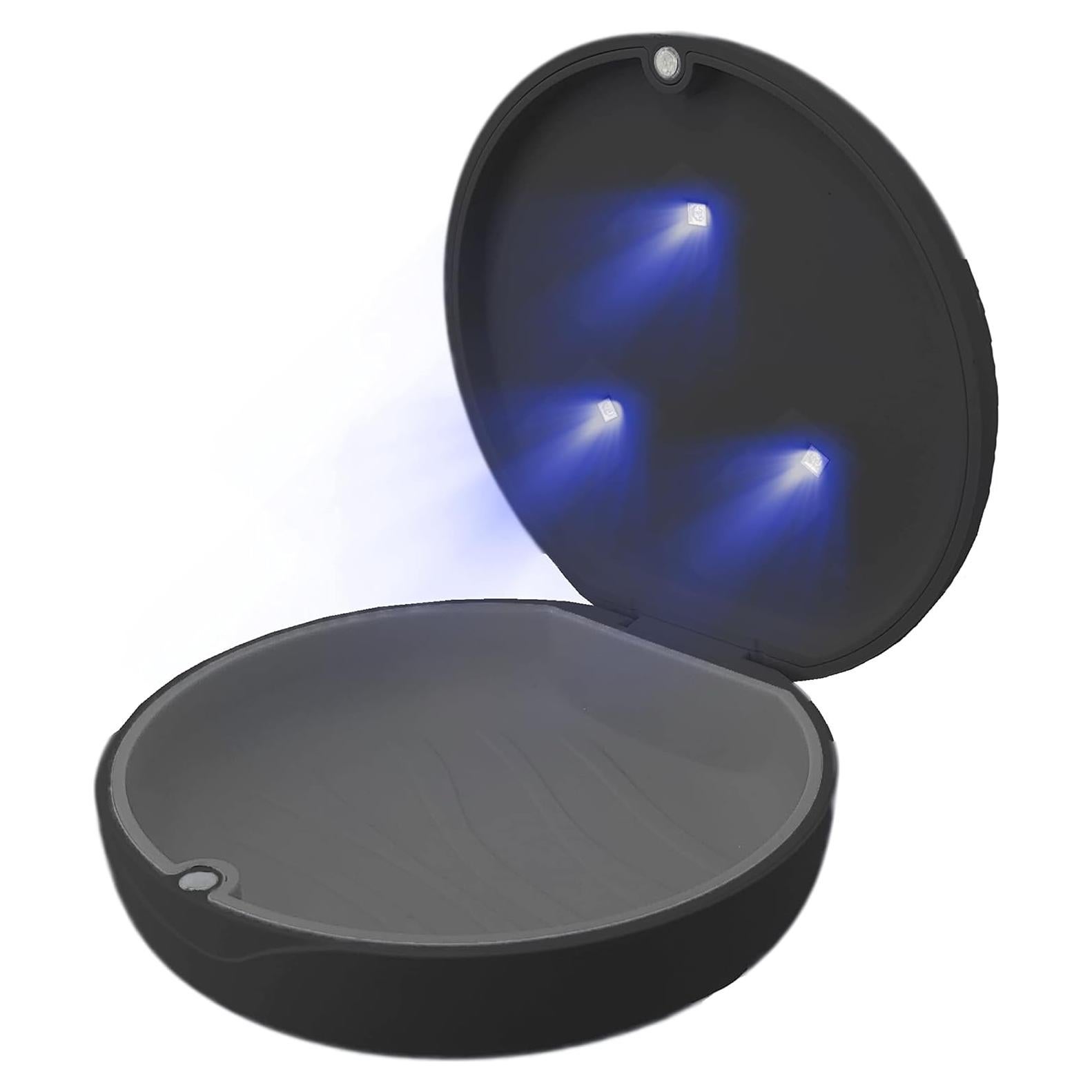 Estuche de limpieza UV Hello Bright para retenedores y alineadores