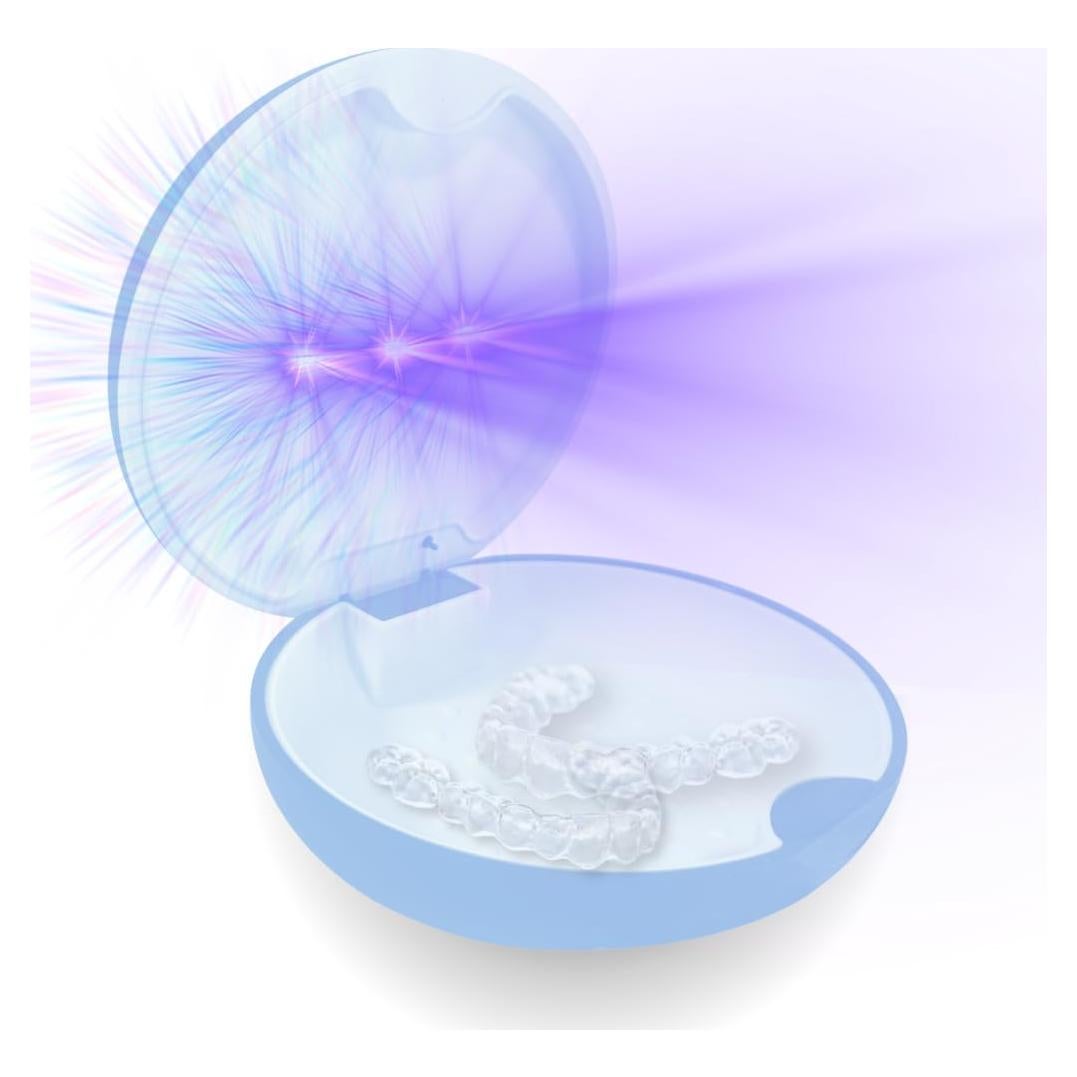 Estuche UVC Tare&co para Retenedor Invisalign Lila