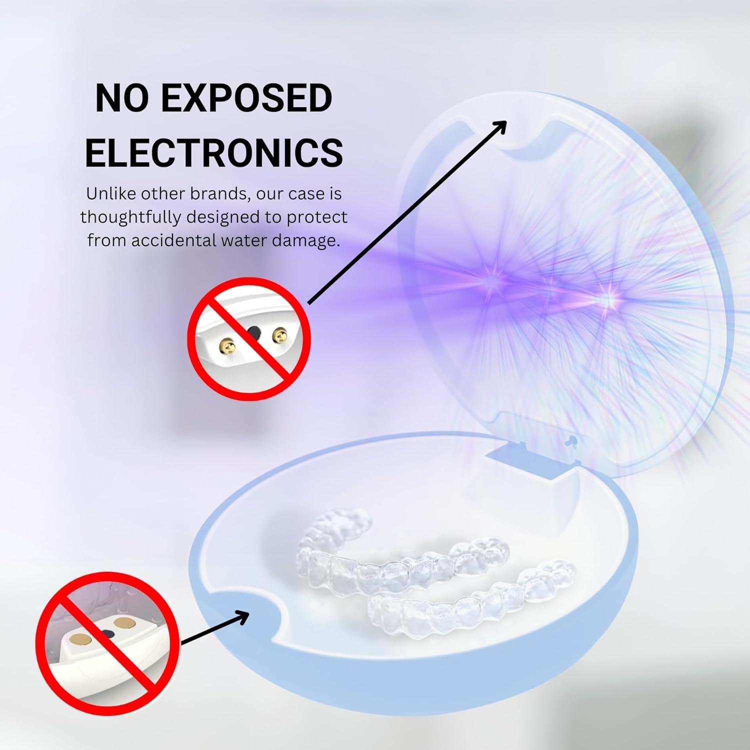 Estuche UVC Tare&co para Retenedor Invisalign Lila