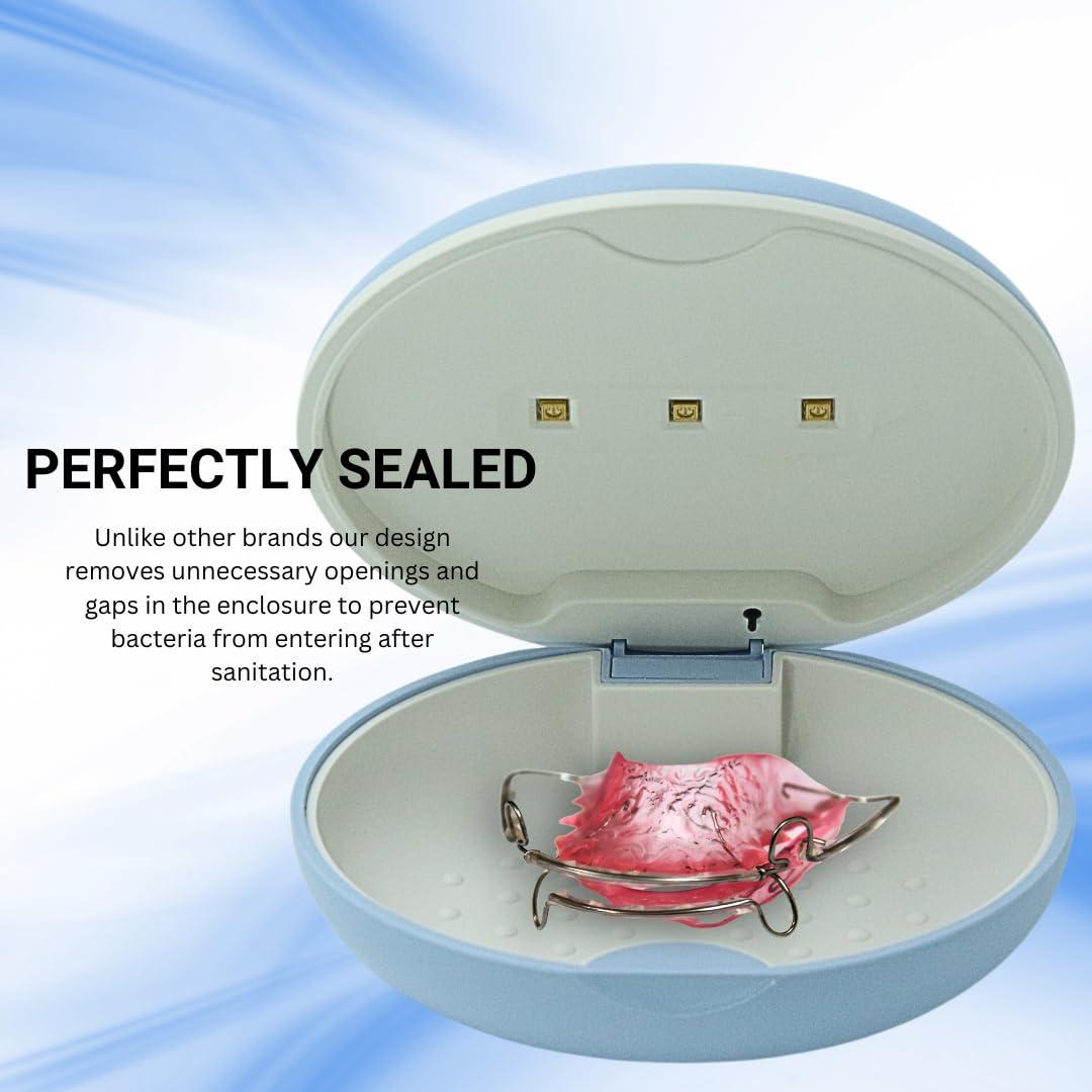 Estuche UVC Tare&co para Retenedor Invisalign Lila