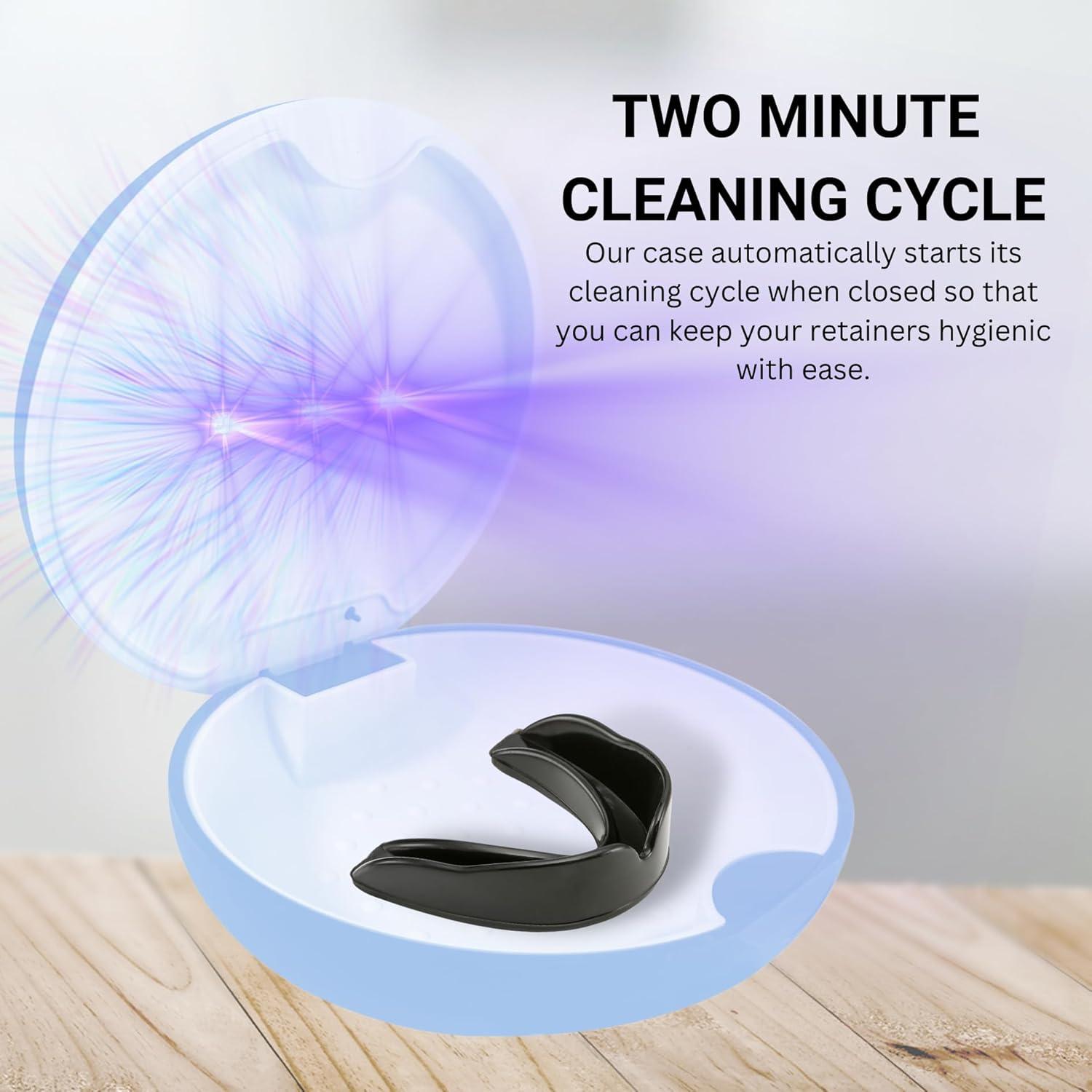 Estuche UVC Tare&co para Retenedor Invisalign Lila