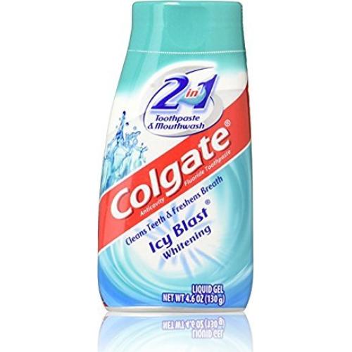 Pasta de Dientes y Enjuague Bucal Colgate 2 en 1 Blanqueador 780 g
