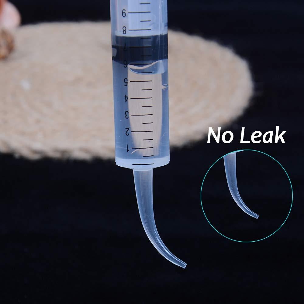 Paquete de 20 Jeringas Dentales Desechables 12ml Punta Curvada
