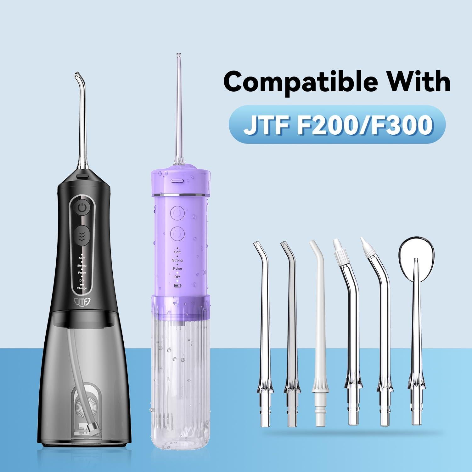 Puntas de Reemplazo para Irrigador Dental JTF F200 F300 - 6 Unidades