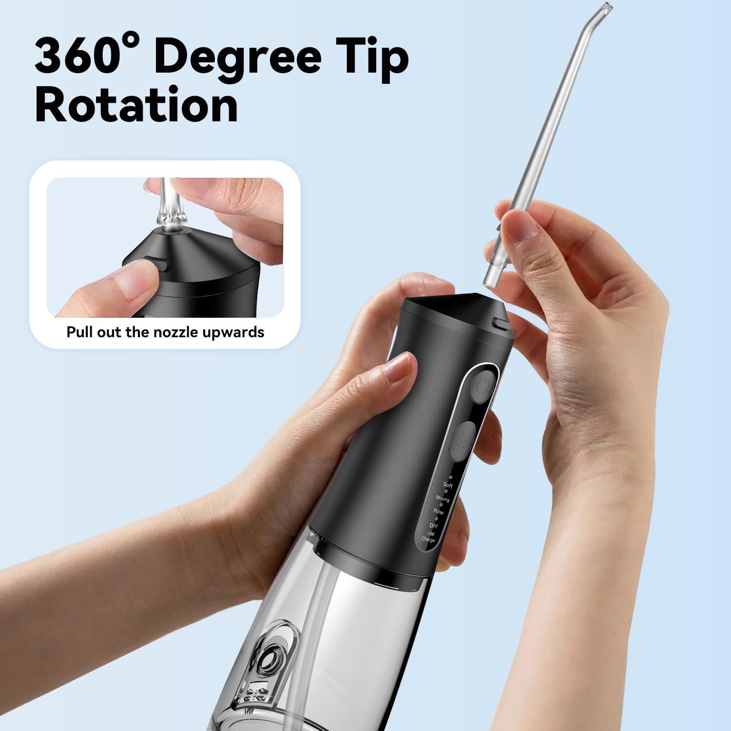 Puntas de Reemplazo para Irrigador Dental JTF F200 F300 - 6 Unidades