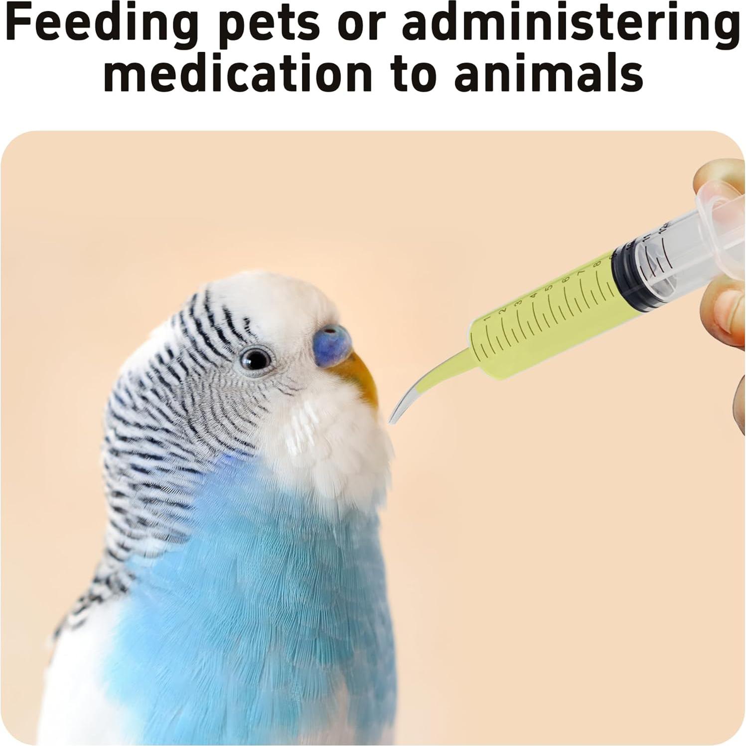 10 Jeringas de Irrigación Dental AUXBC 12cc Punta Curvada