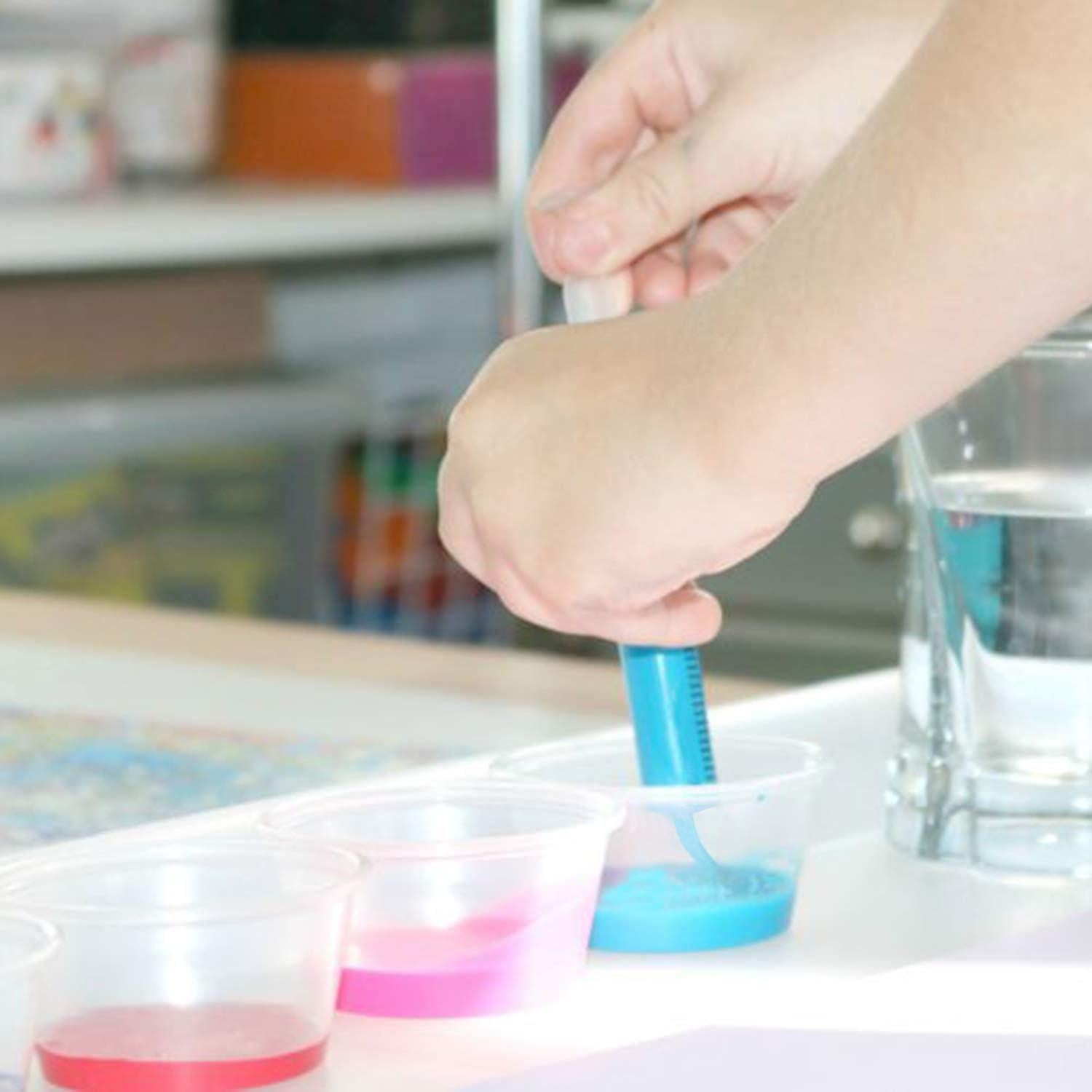 Benvo Paquete de 6 Jeringas Dentales Desechables 12ml Punta Curvada