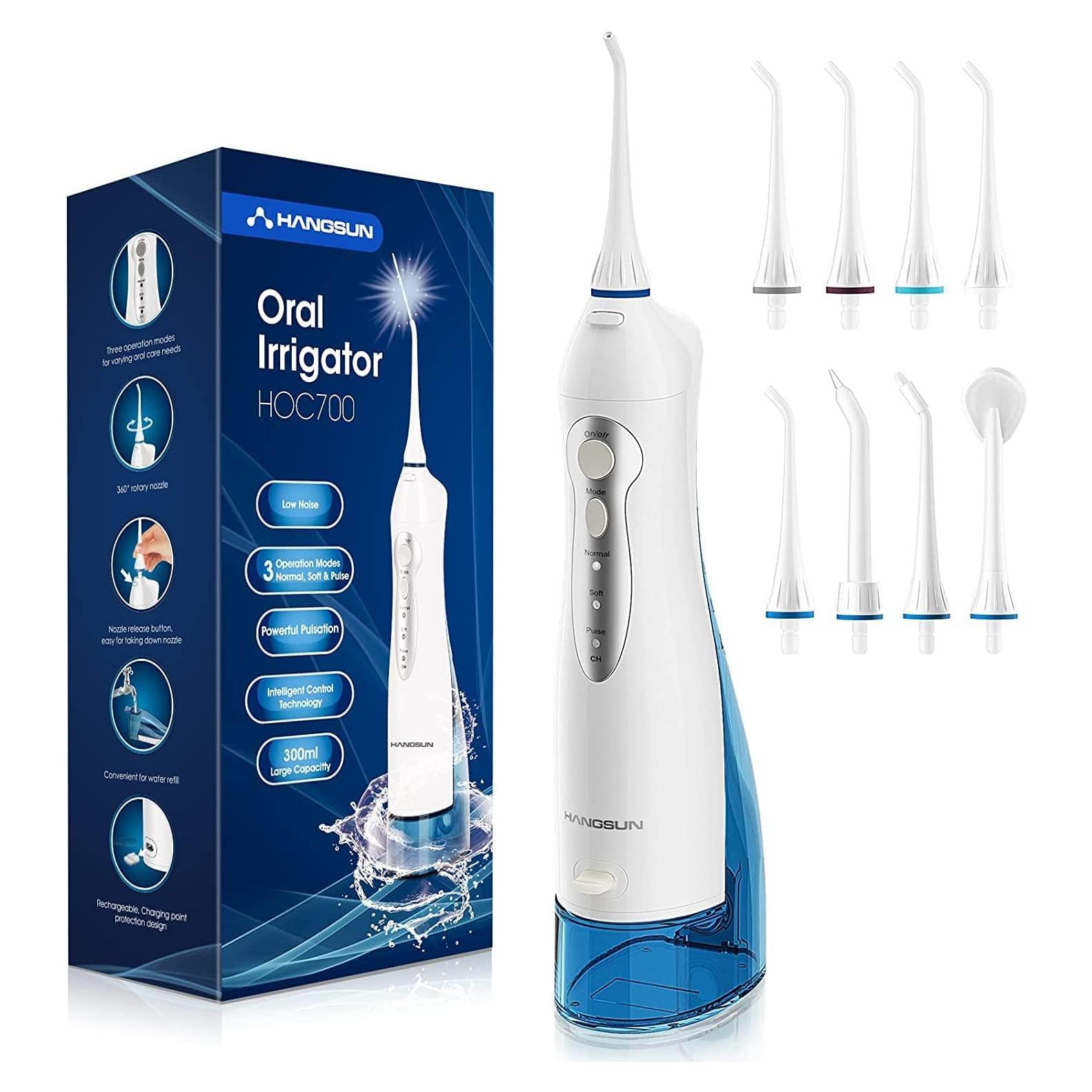 Irrigador Oral Inalámbrico Hangsun HOC700 300ml 3 Modos