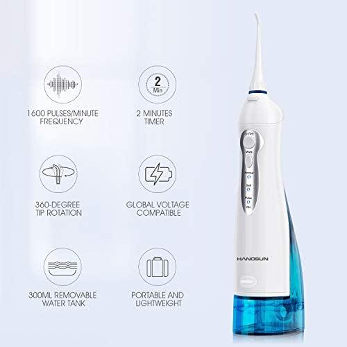 Irrigador Oral Inalámbrico Hangsun HOC700 300ml 3 Modos