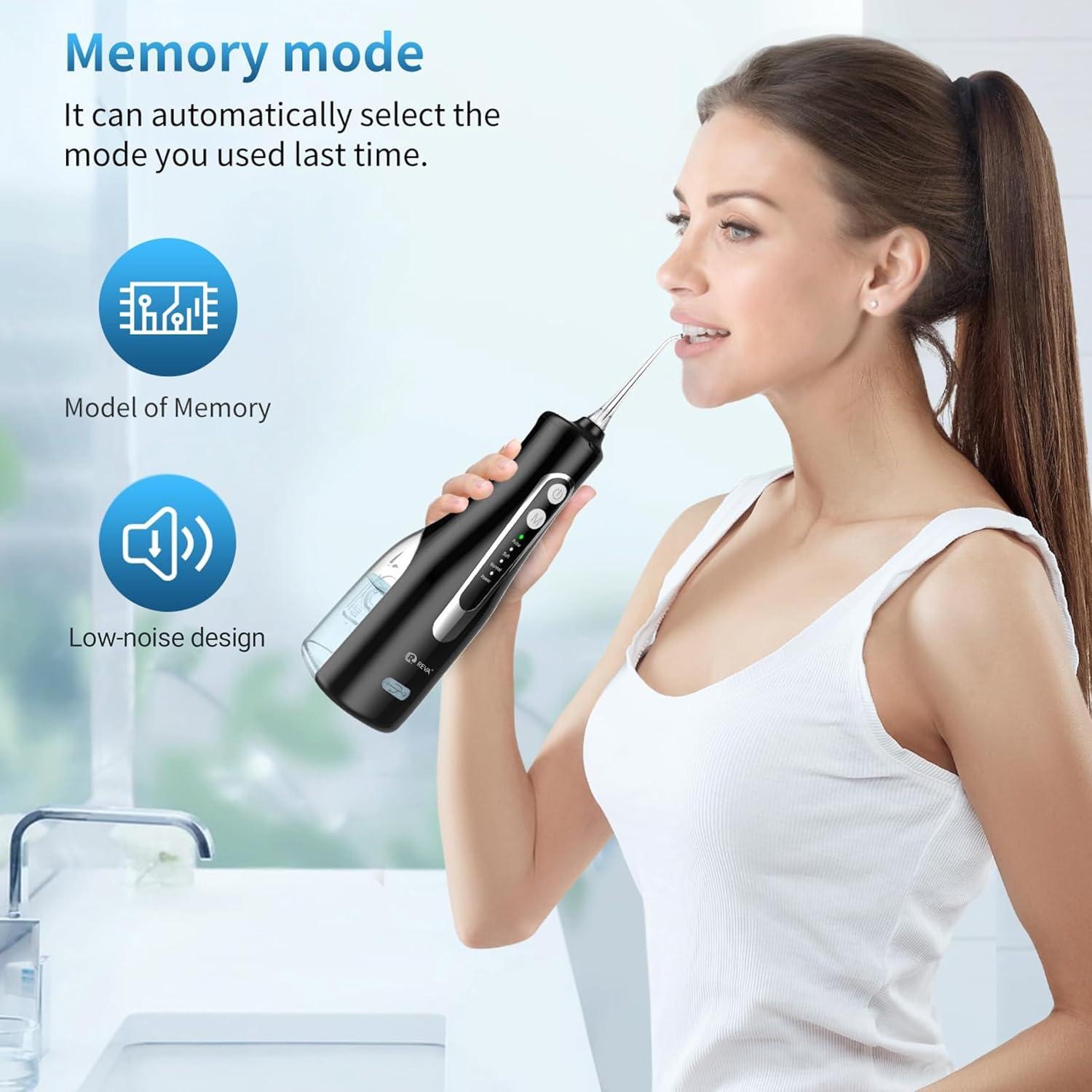 Irrigador Oral Inalámbrico Reva M149 300ML 4 Modos IPX7