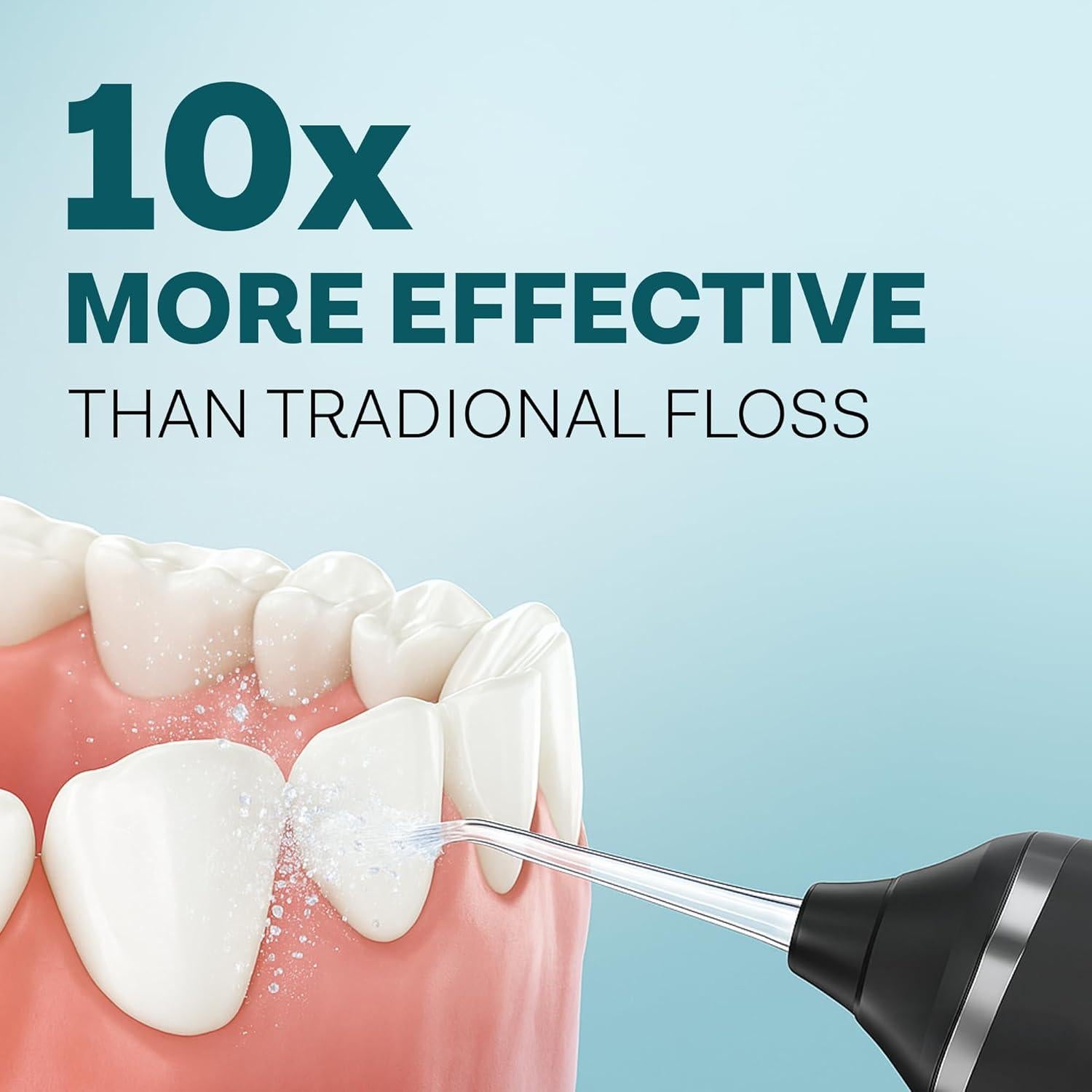 Hilo Dental de Agua Inalámbrico Flowsser L15 300ml 5 Modos