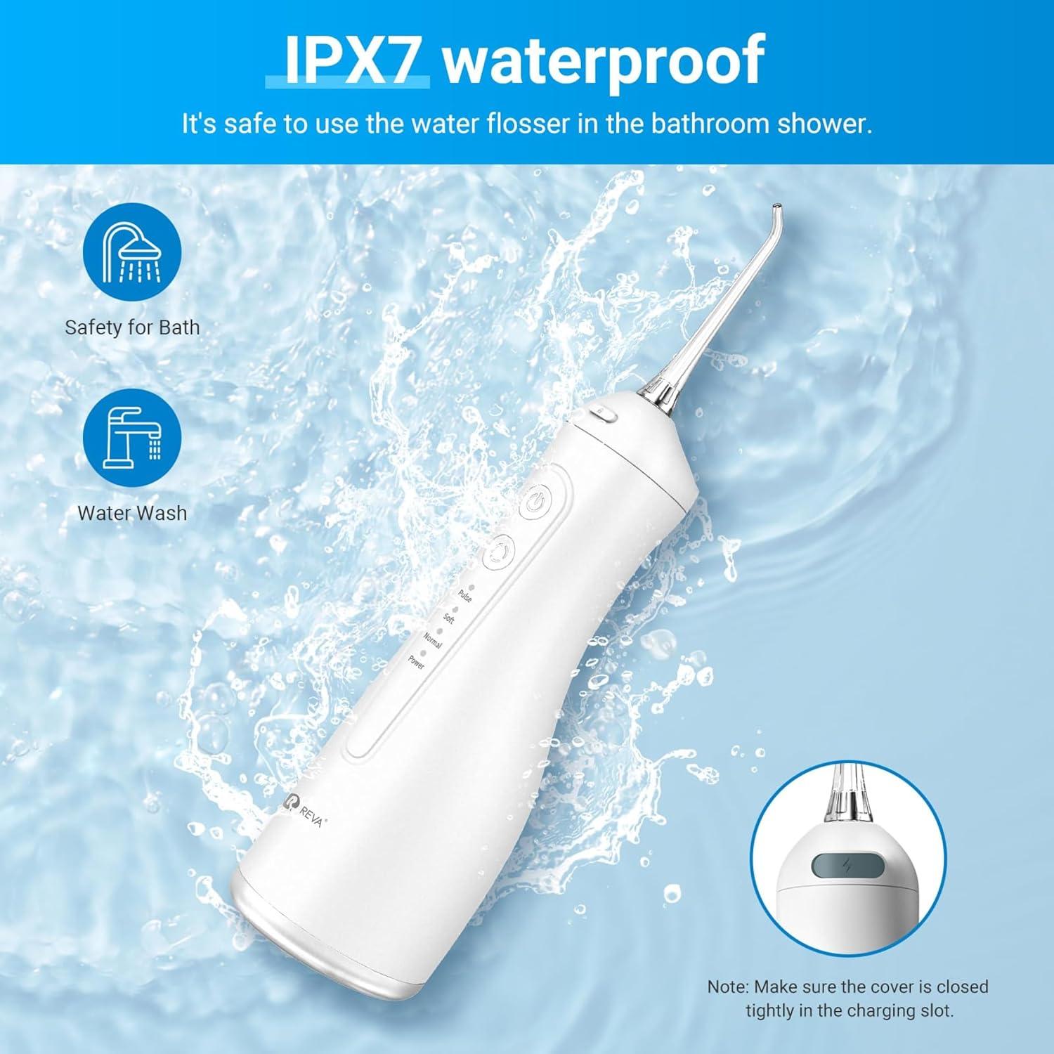 Irrigador Oral Inalámbrico Reva M159 Blanco 4 Modos 300ML