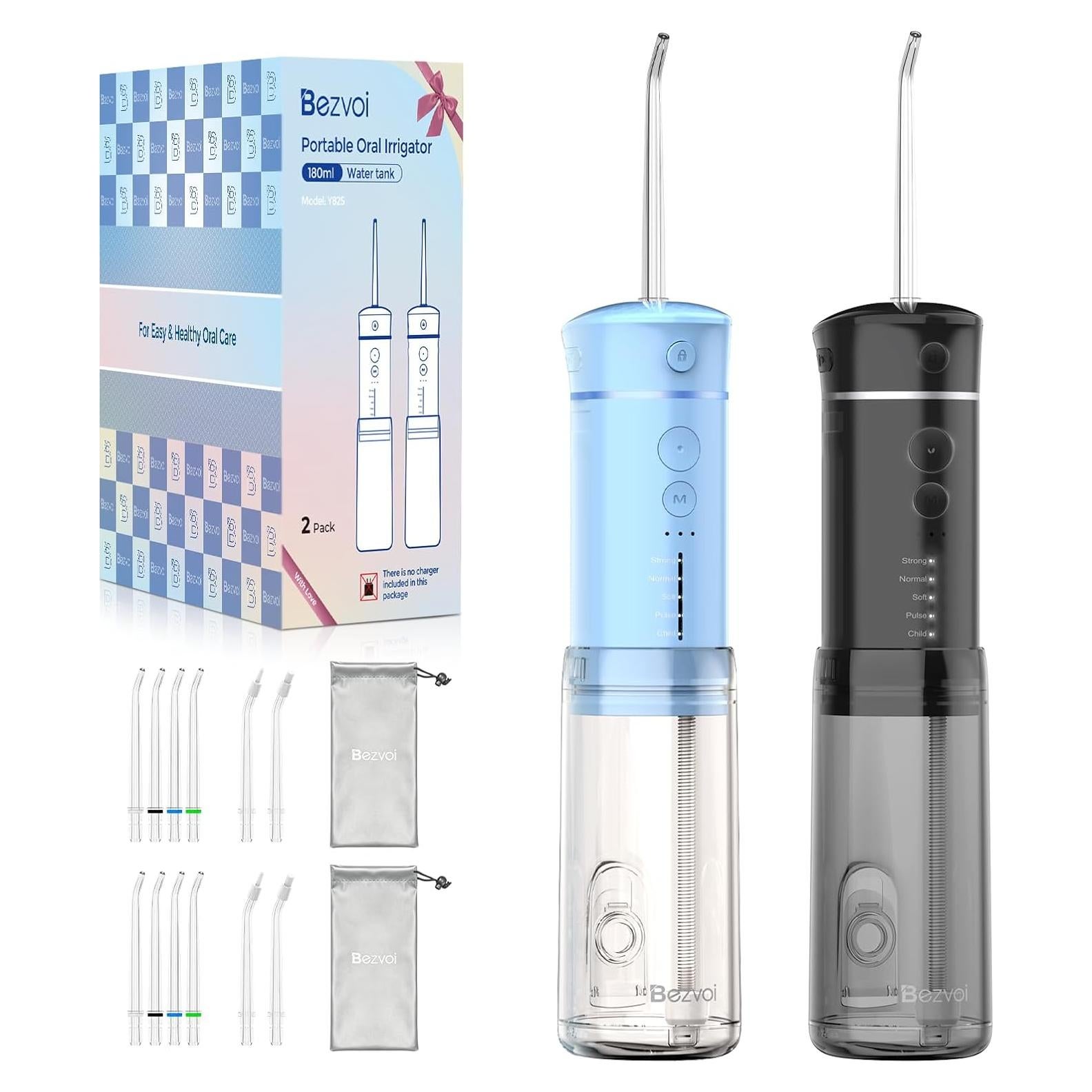 Flosser de Agua Portátil Bezvoi Y825 - 5 Modos, Impermeable