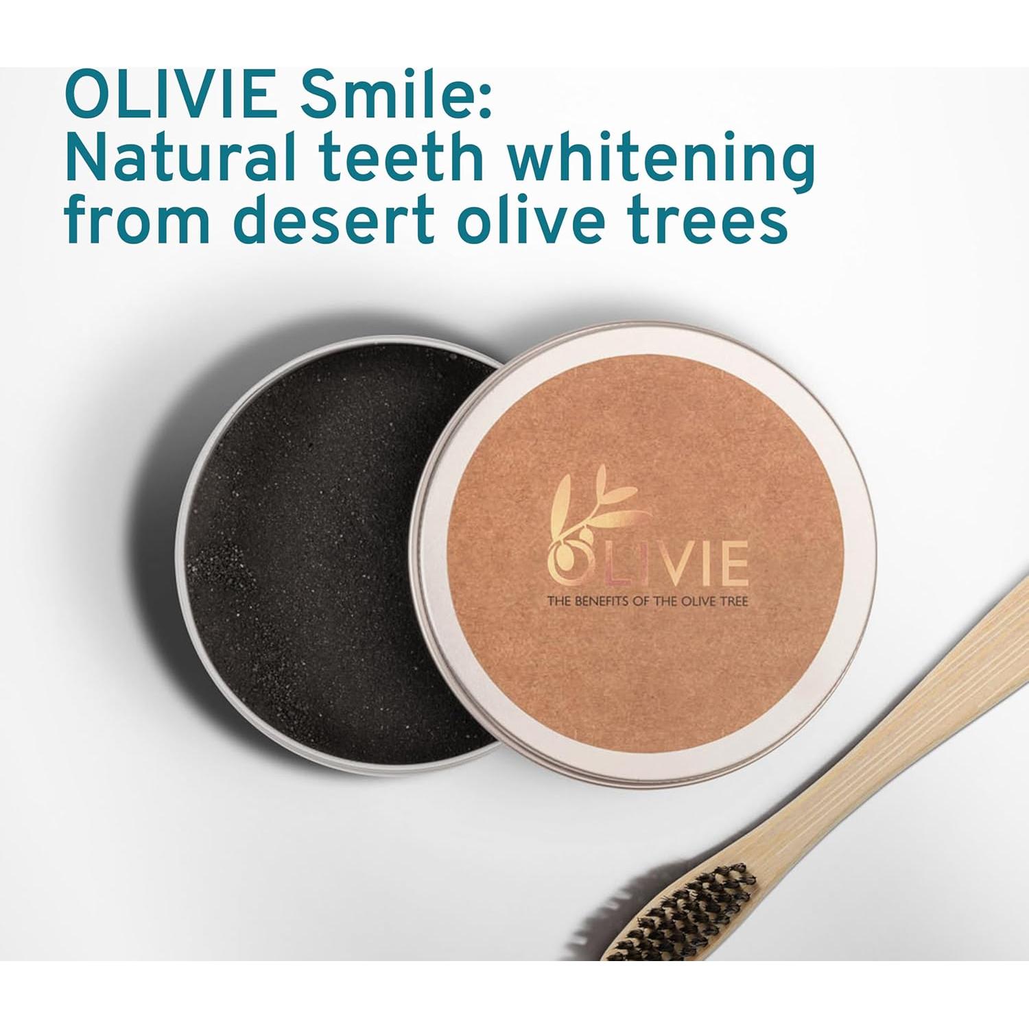 Polvo de Carbón Activado Orgánico Olivie para Blanquear Dientes 51 g